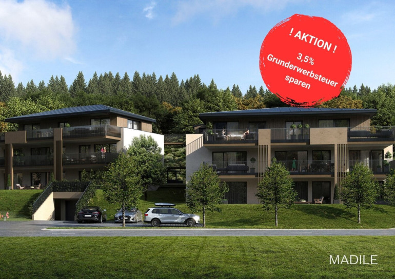 Wohnung - 9201, Krumpendorf am Wörthersee - Wohnanlage Auszeit - 2 Zimmer - Ein Projekt von MADILE