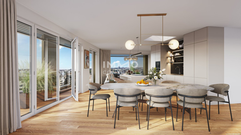 Wohnung - 1100, Wien - Ganz oben! Penthouse mit exklusiver Ausstattung - Direkt am Hauptbahnhof: PROVISIONSREI