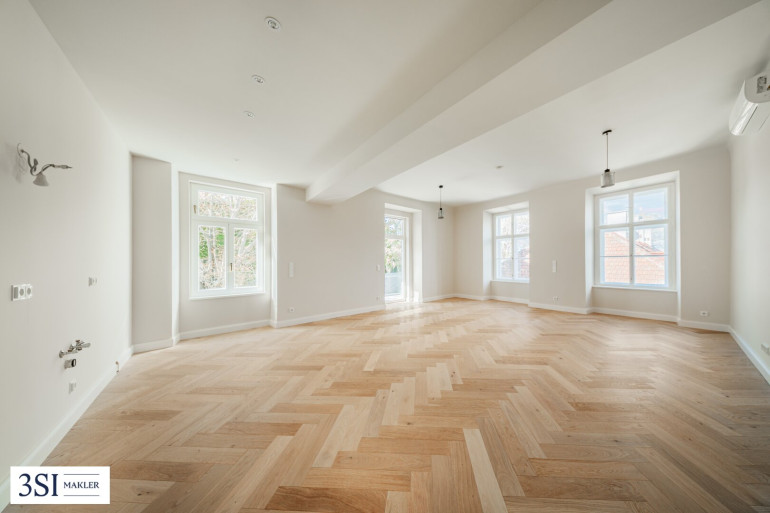 Wohnung - 1040, Wien - Wohnen beim Schloss Belvedere: Klimatisierter Erstbezug im Stilaltbau mit 2 Balkonen!