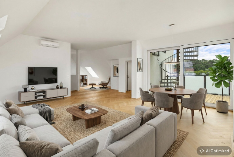 Wohnung - 1190, Wien - Moderne DG-Wohnung mit Weitblick & sonniger Terrasse