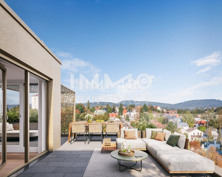 Wohnung - 1230, Wien - Attraktiver Dachgeschoß-Erstbezug beim Rosenhügel: Baubeginn erfolgt, keine Provision