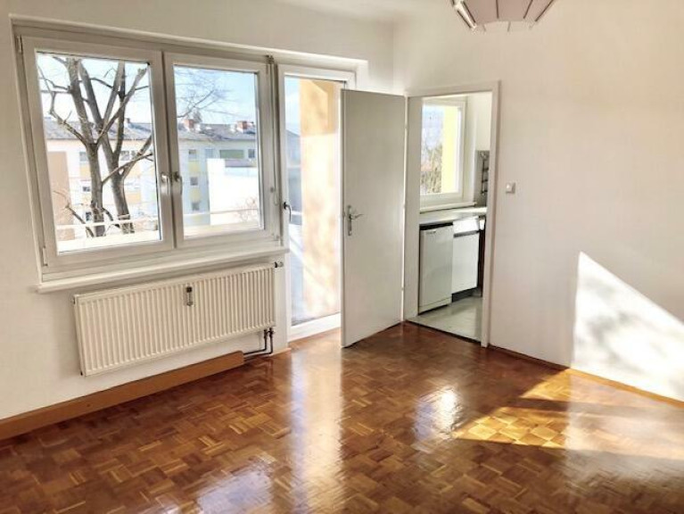 Wohnung - 8047, Graz - Nähe LKH/Med-Uni: sonnige Garconniere mit Balkon + Parkplatz, 2. Stock ohne Lift - ab 1.3. beziehbar