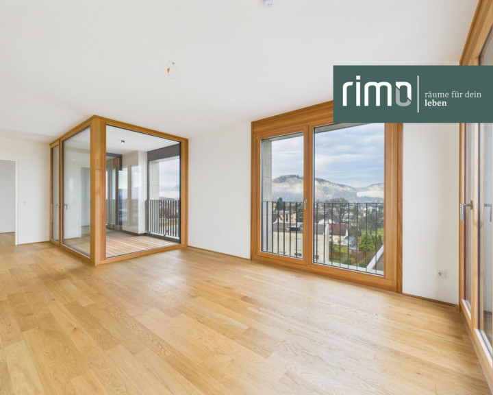 Wohnung - 6840, Götzis - Helle, großzügige 2-Zimmer-Wohnung mit einmaligem Blick übers Rheintal