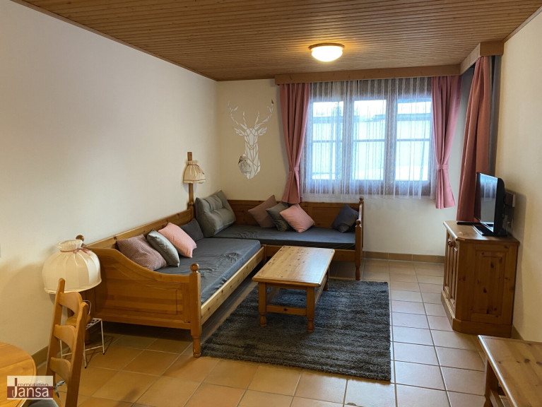Wohnung - 9521, Treffen am Ossiacher See - Skifahrer und Naturfans aufgepasst!   In unmittelbarer Pistennähe -  behagliches 2-Zi-Apartmen mit Garten und überdachter S/W-Terrasse