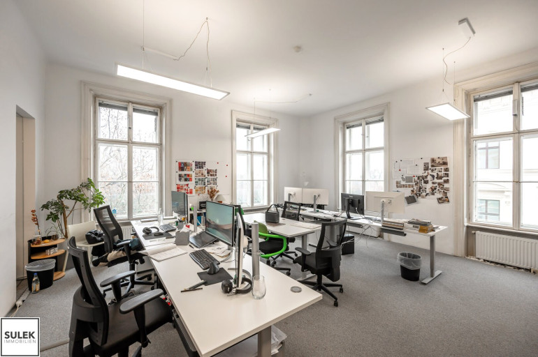 Büro / Praxis - 1010, Wien - helles Altbau-Eckbüro am Parkring vis a vis des Stadparks