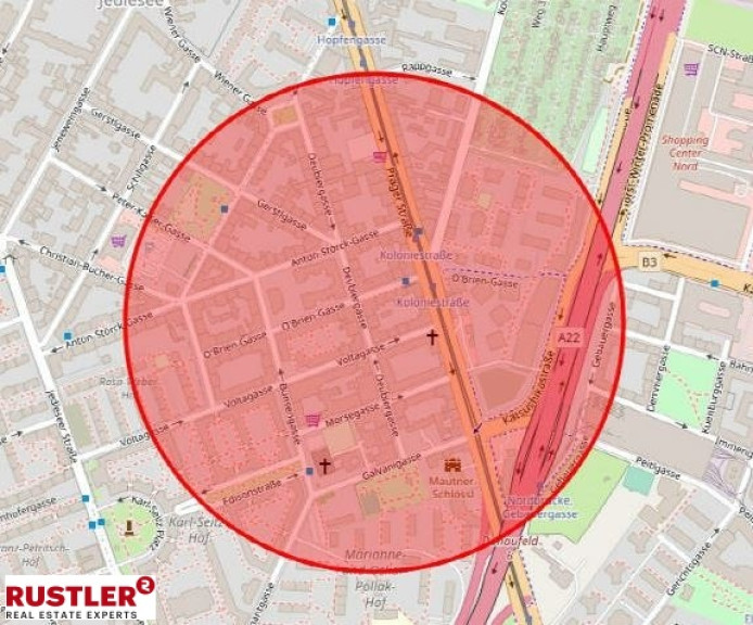 Wohnung - 1210, Wien - 1. MONAT MIETFREI - DG Wohnung 2 Zimmer mit 44m² in ruhiger Lage in 1210 Wien zu mieten