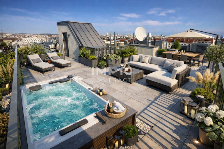 Wohnung - 1120, Wien - Werstabile Anlegerchance mit Zukunftspotential- Premium DG mit XXL-Terrasse