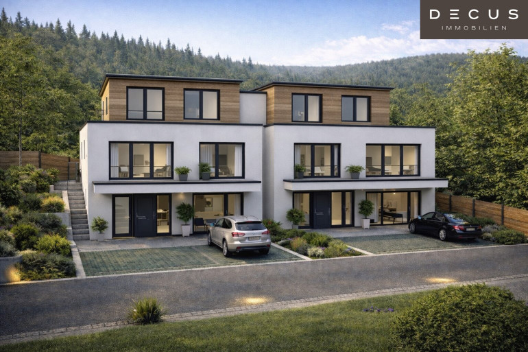 Haus - 3013, Pressbaum - | Exklusives Doppelhaus am Bartberg in Pressbaum | Panoramalage mit Blick auf den Wienerwaldsee & direkter Waldrandlage | Schlüsselfertig |