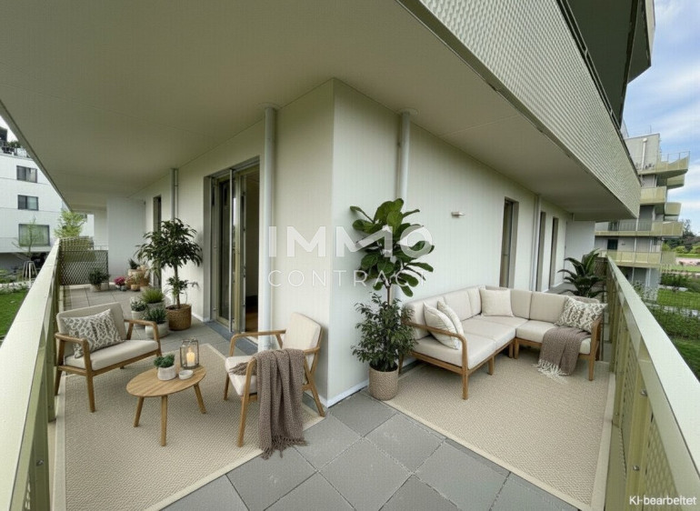 Wohnung - 1210, Wien - Perfekt aufgeteilte 4-Zimmer-Balkonwohnung mit unverbaubarem Grünblick – provisionsfreier Erstbezug!