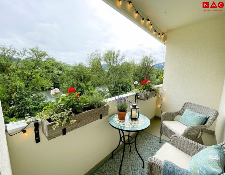 Wohnung - 8700, Leoben - Stilvolle und freundliche 2-Raumwohnung mit Loggia!