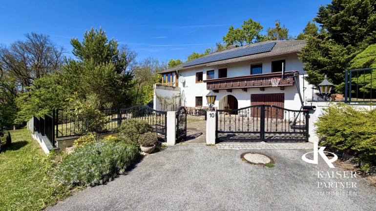 Haus - 7331, Weppersdorf - Architektenhaus mit großem Grund und Panoramablick, am Ende einer Sackgasse!