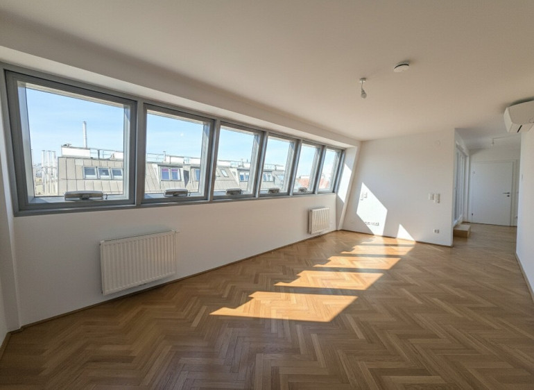Wohnung - 1090, Wien - Lichtdurchflutete 3 Zimmer DG-Wohnung mit Terrasse & Klimaanlage im Herzen des 9. Bezirks - Glasergasse