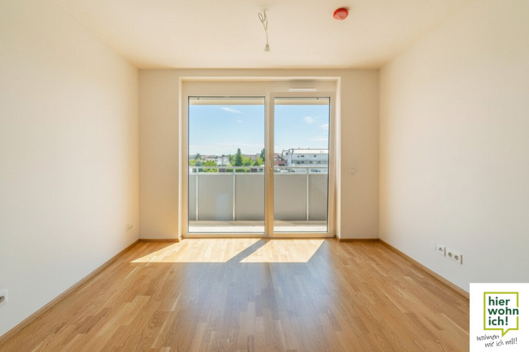 Wohnung - 2201, Gerasdorf bei Wien - Traumhaft: Helle 2-Zimmer-Wohnung im Grünen mit Süd-Balkon und Garage