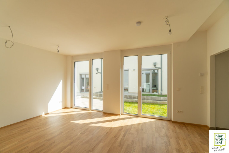 Wohnung - 1100, Wien - Traumhafte 3-Zimmer Maisonettewohnung mit Garten, Terrasse und Garage