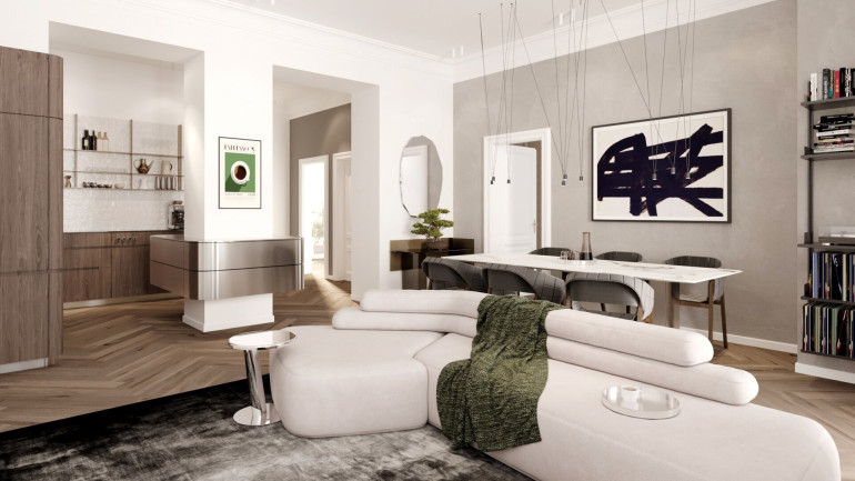 Wohnung - 1030, Wien - Stilvolle Altbau-Eleganz trifft modernen Wohnkomfort