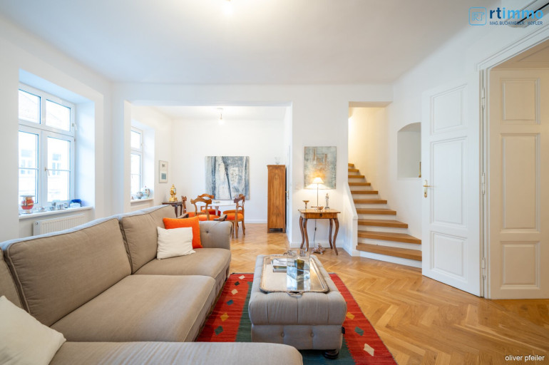 Wohnung - 1040, Wien - EDLE 5-ZIMMER DACHGESCHOSSWOHNUNG mit TERRASSE und AIRCONDITION , Neuwertig