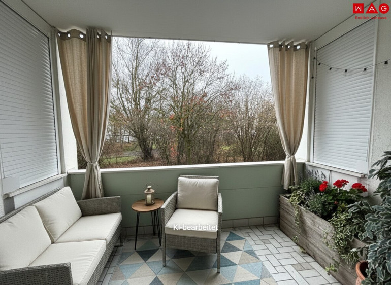 Wohnung - 4030, Linz - Helle 3-Zimmer-Wohnung mit großzügiger Loggia, Lift & Parkplatz in Linz-Ebelsberg!