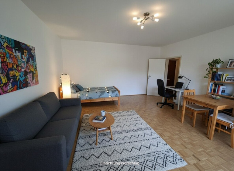 Wohnung - 4040, Linz - 1-Zimmer-Wohnung mit eigenem Parkplatz in Linz-St. Magdalena - Gestaltungsmöglichkeit nach eigenem Geschmack