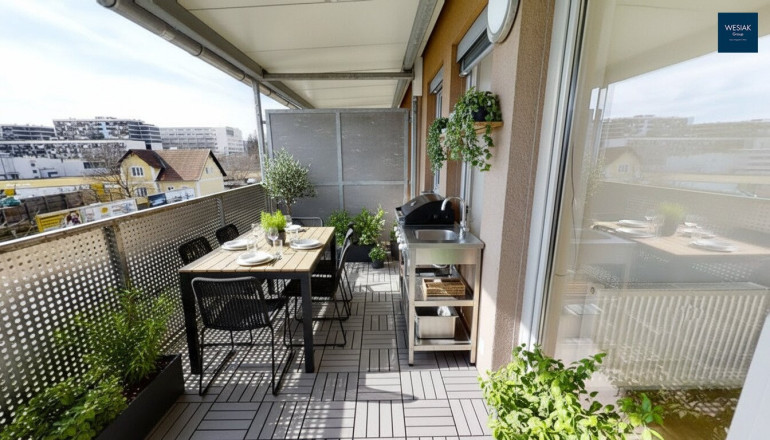 Wohnung - 8055, Graz,17.Bez.:Puntigam - Helle 2-Zimmer-Wohnung mit Balkon in Puntigam – Ideal für Eigenbedarf oder Kapitalanlage