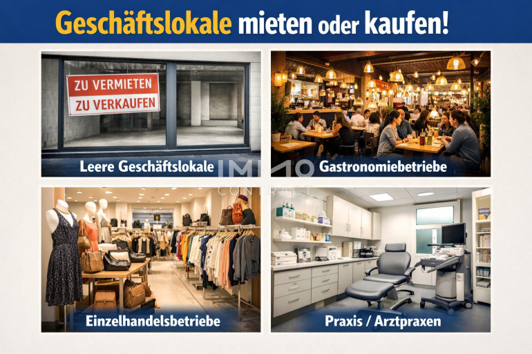 Freizeitimmobilie gewerblich - 1190, Wien - Verfügbare Gewerbe I Retail I Fitness I Gastro I Veranstaltungs- und Büroflächen sowie,Lagerflächen,in optimale Lagen Wiens