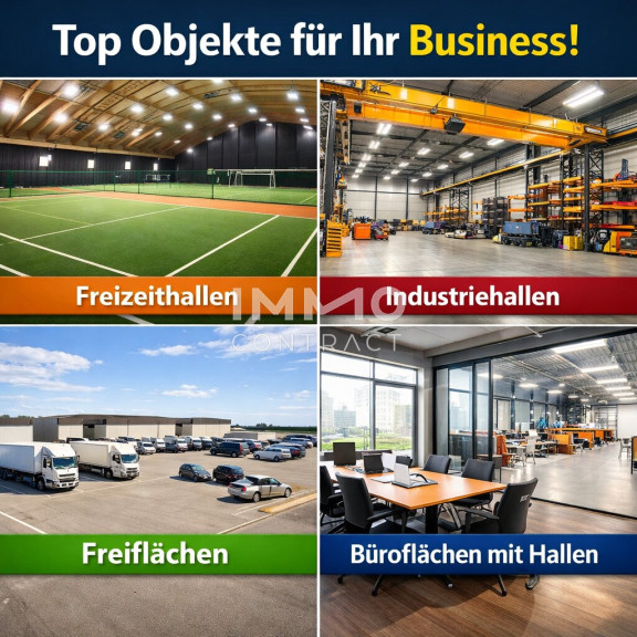Freizeitimmobilie gewerblich - 2100, Korneuburg - OFF MARKETS I Freizeithallen I Seminar- und Büroflächen I Lagerhallen I Industrie I Gewerbeflächen in optimale Lagen