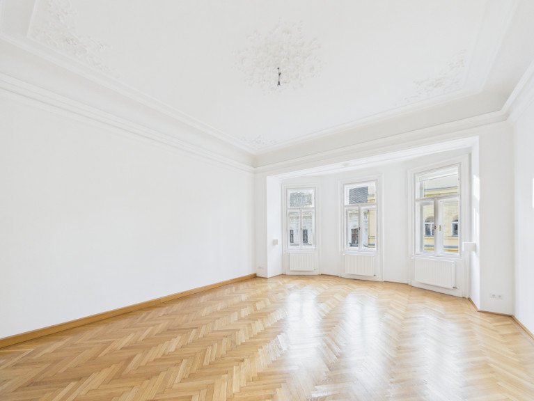 Wohnung - 1040, Wien - Charmante Altbauwohnung mitten im vierten Bezirk, 6 Zimmer, 3 Bäder