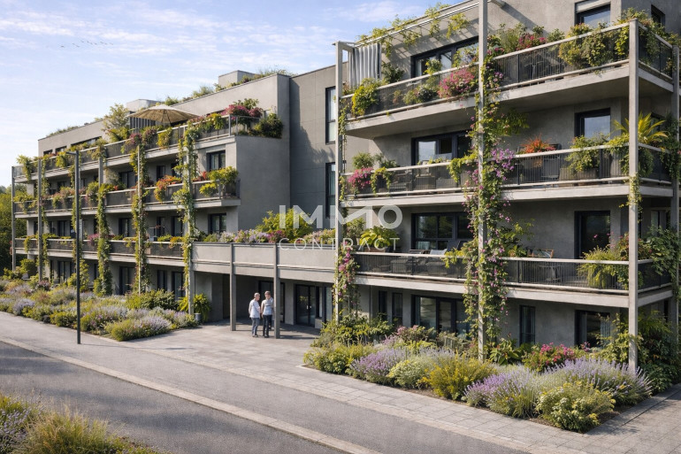 Wohnung - 2201, Gerasdorf bei Wien - Provisionsfrei (3,6% sparen)! 3-Zimmer mit großem Garten & Terrasse – Grünruhelage