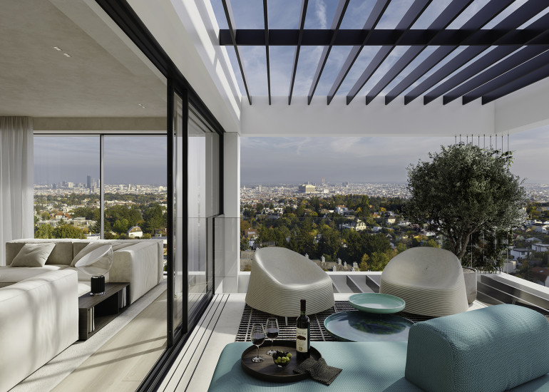 Wohnung - 1180, Wien - Exklusive 3-Zimmer-Wohnung mit Panoramablick und luxuriöser Dachterrasse