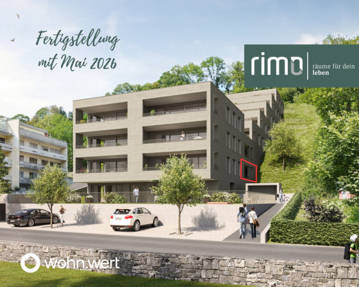 Wohnung - 6800, Feldkirch - Wohnanlage "Hillside" - kleine aber feine 2-Zimmerwohnung - Top 05