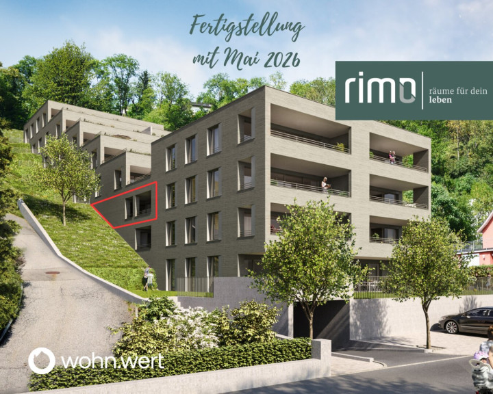 Wohnung - 6800, Feldkirch - Wohnanlage "Hillside" - Tolle 2-Zimmerwohnung mit großzügiger Terrasse - Top 08