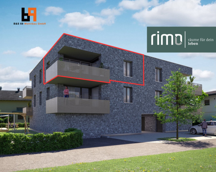 Wohnung - 6844, Altach - 2-Zimmer-Dachgeschosswohnung - Altach, Löwengasse / Top 8