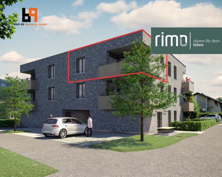 Wohnung - 6844, Altach - 2-Zimmer-Dachgeschosswohnung - Altach, Löwengasse / Top 7