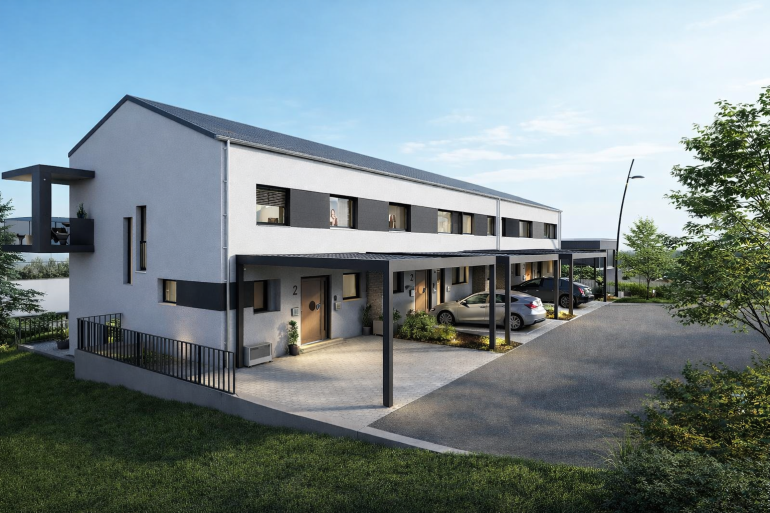 Haus - 8101, Gratkorn - Gratkorn, Neubauprojekt mit 3 Reihenhäusern