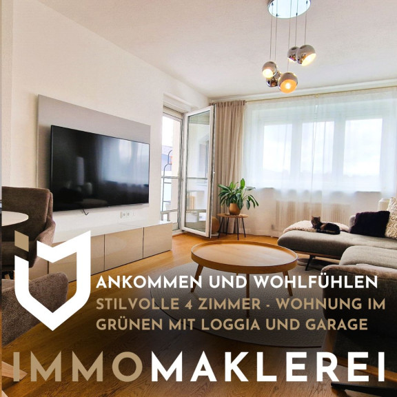 Wohnung - 4540, Pfarrkirchen bei Bad Hall / Feyregg - + ANKOMMEN UND WOHLFÜHLEN + 
STILVOLLE 4 ZIMMER - WOHNUNG IM GRÜNEN MIT LOGGIA UND GARAGE