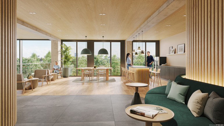 Büro / Praxis - 1020, Wien - LeopoldQuartier Office | Modernes Büro in Holzhybridbauweise | Nahe Donaukanal