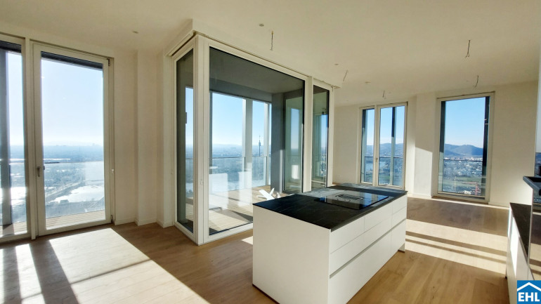 Wohnung - 1210, Wien - Erstbezug – 3-Zi.-Wohnung mit Rooftop Pool & Sauna