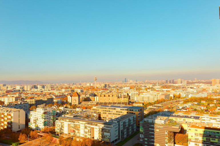 Wohnung - 1100, Wien - MySky, Blick über Wien - 2 Zimmer Neubau im 19. Stock