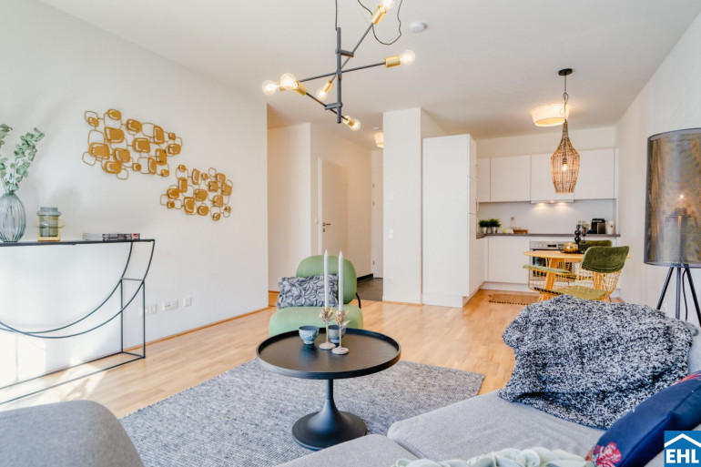 Wohnung - 1030, Wien - Modern aufgeteilte 2 Zimmer Wohnung mit Balkon an der Lände!