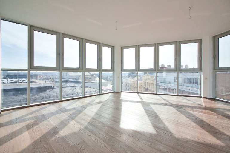 Wohnung - 1060, Wien - Modernes Penthouse mit 5 Zimmern auf 2 Ebenen | Panorama-Aussicht über den Dächern Wiens | 14 m² Terrasse