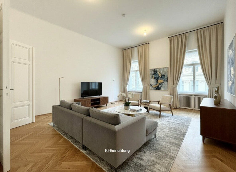 Wohnung - 1010, Wien - Exklusive Altbauresidenz in Bestlage nahe Parlament – großzügig, generalsaniert & unbefristet