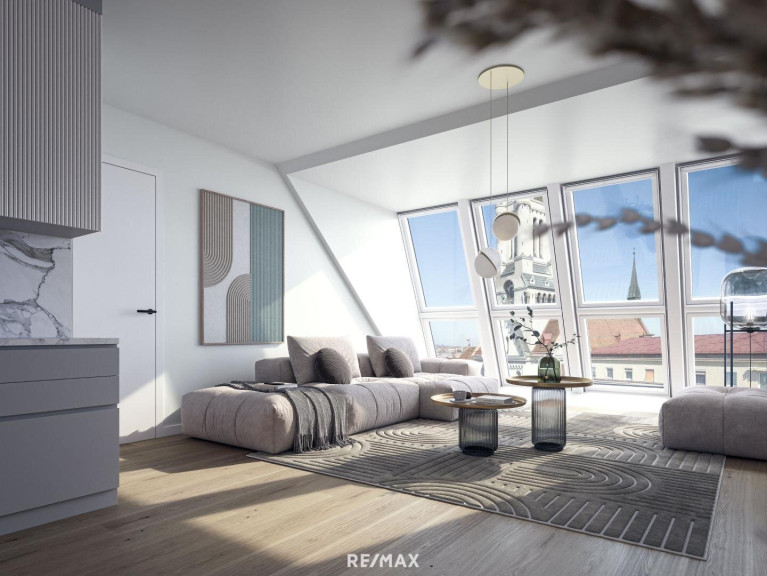 Wohnung - 1030, Wien,Landstraße - 3 ZIMMER Exklusives DG mit City Blick– Luxus und Nachhaltigkeit vereint