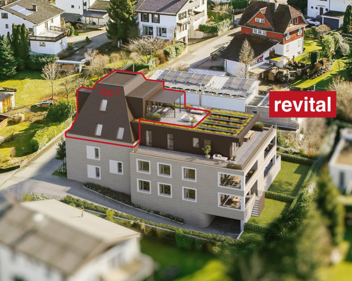 Wohnung - 6850, Dornbirn - Penthouse - Wohnen über den Dächern Dornbirns mit 360° Ausblick - Baustart erfolgt