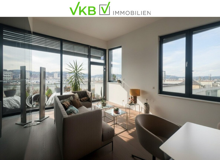 Wohnung - 4020, Linz - Exklusive 126m² Penthouse-Wohnung in Linzer Innenstadt mit Stadtblick!