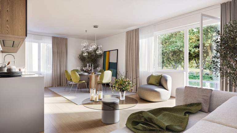 Wohnung - 1190, Wien - AM HAIN - Panoramablick & Freifläche: 4-Zimmer-Dachgeschosswohnung mit 3 Terrassen