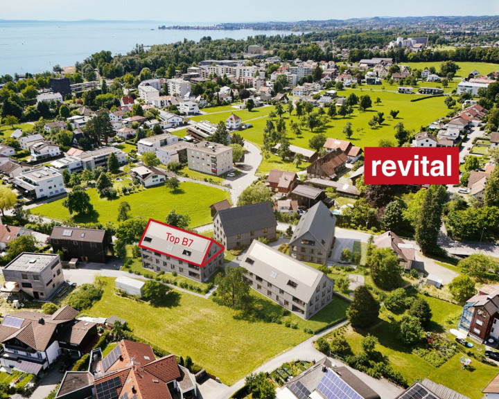 Wohnung - 6911, Lochau - Dachgeschosswohnung mit Fernblick am Funkenweg - Ruhelage im Zentrum - Seenähe! - Top B7