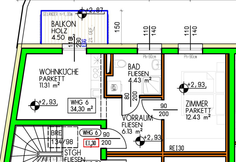 Wohnung - 2221, Groß-Schweinbarth - 2-Zimmer mit Balkon und Abstellplatz in einem Neubau in 2221 Groß-Schweinbarth