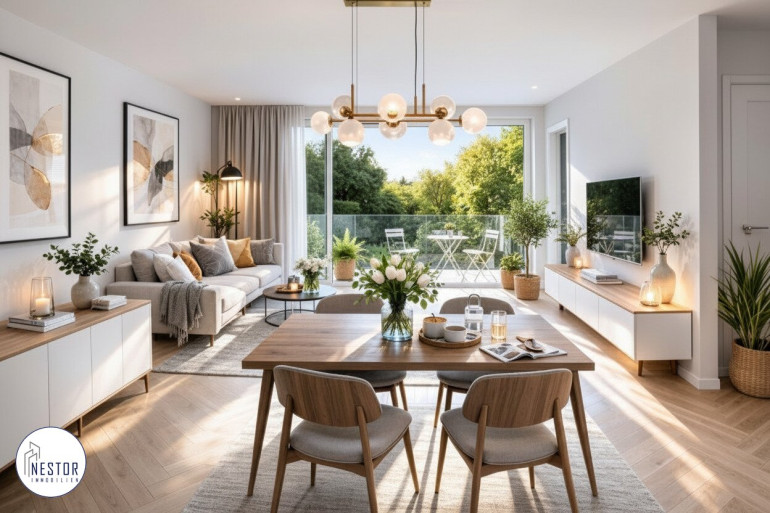 Wohnung - 1220, Wien,Donaustadt - Provisionsfrei: Stilvolle 3-Zimmer-Wohnung mit Terrasse in urbaner Lage