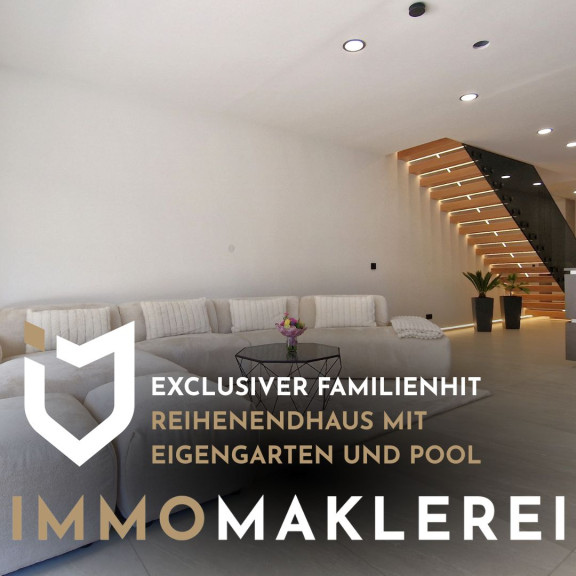 Haus - 4800, Attnang / Puchheim - EXKLUSIVER FAMILIENHIT - REIHENENDHAUS MIT EIGENGARTEN UND POOL