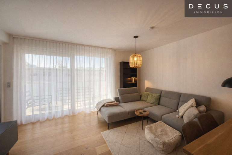 Wohnung - 1220, Wien - MODERNE 2-ZIMMER WOHNUNG | VOLL MÖBLIERT | 2 TERRASSEN | GARAGENPLATZ OPTIONAL | RUHIGE LAGE