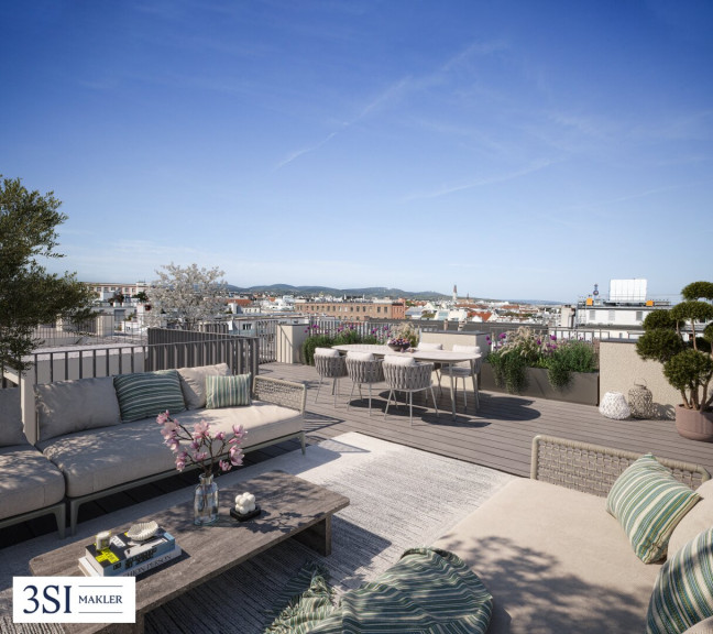 Wohnung - 1090, Wien - PRUNKSTÜCK: Über den Dächern Wiens: Exklusives Wohnen mit großzügigen Freiflächen